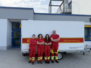 Johanna, Hanna, Neele und Markus (von links) haben den SAN-B-Lehrgang erfolgreich absolviert.