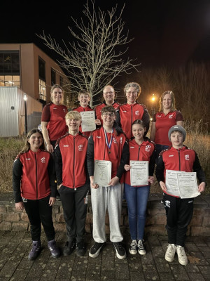 Die Delegation unserer Ortsgruppe beim Rheinhessen-Cup in Nieder-Olm.